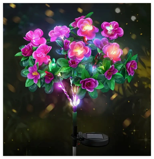 Azalea Flowers LED Garden Lights -One Piece