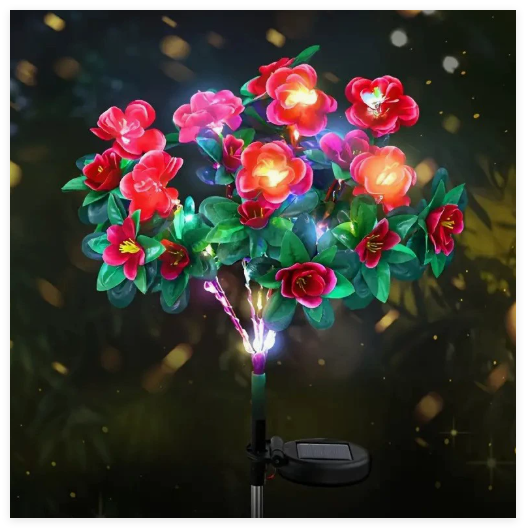 Azalea Flowers LED Garden Lights -One Piece